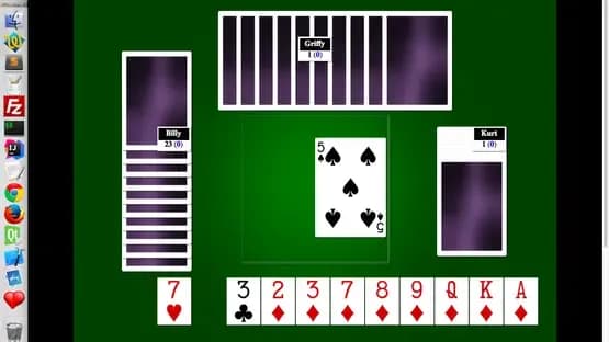 Hearts Card Game — Screenshoty