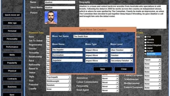 Total Extreme Wrestling 2010 — Screenshots