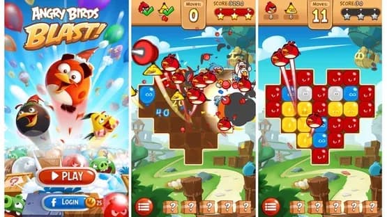 Angry Birds Blast! — Screenshoty
