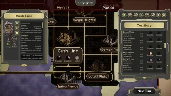 The Commission: Organized Crime Grand Strategy — Screenshoty