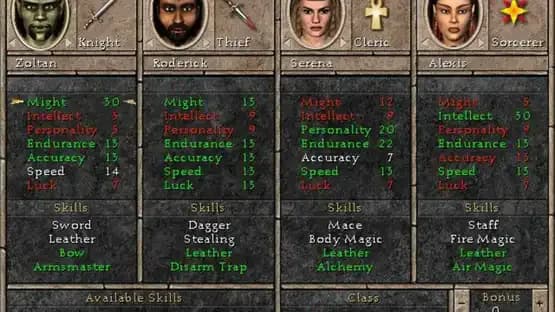 Might and Magic VII: For Blood and Honor — Screenshoty