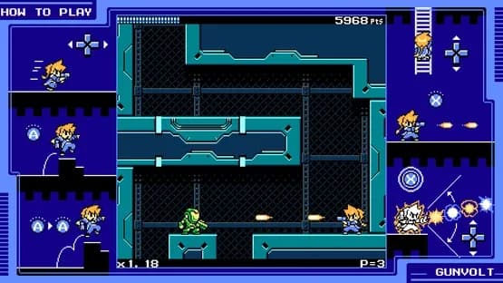 Mighty Gunvolt — Screenshoty
