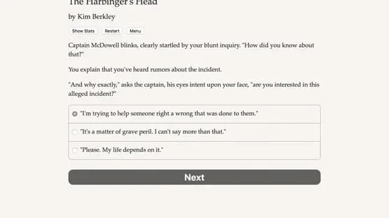 The Harbinger's Head — Screenshoty
