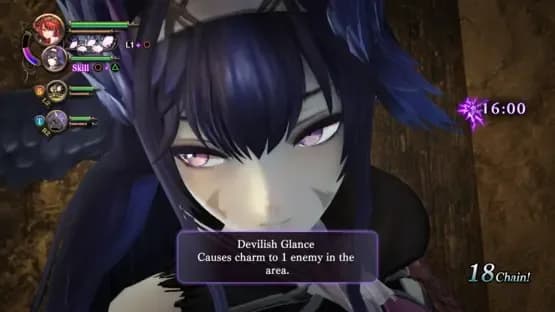 Nights of Azure 2: Bride of the New Moon — Screenshoty
