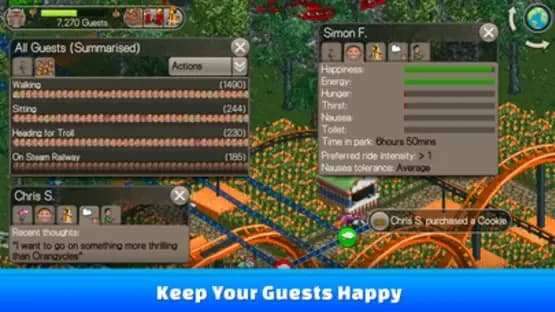 RollerCoaster Tycoon Classic — Screenshoty
