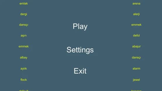 Word Typing Game — Screenshoty