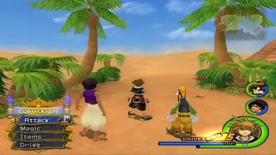 Kingdom Hearts II — Screenshoty