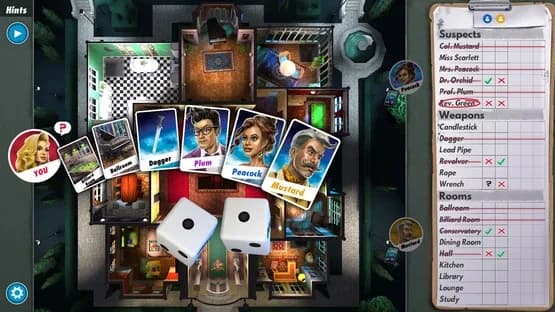 Clue/Cluedo: Classic — Screenshoty
