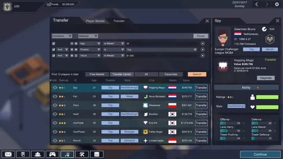 ESports Club — Screenshots