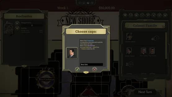 The Commission: Organized Crime Grand Strategy — Screenshoty