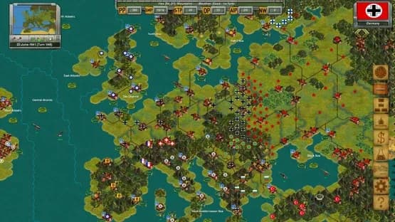 Strategic War in Europe — Screenshoty
