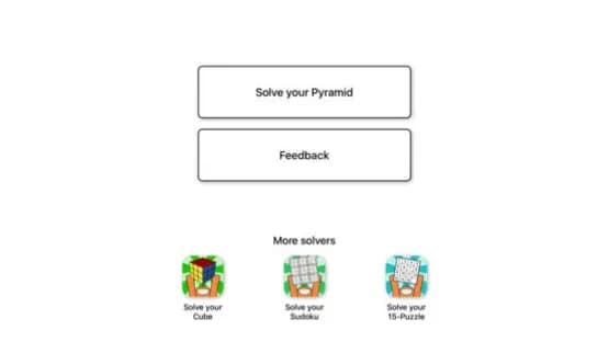 Pyraminx Solver — Screenshots