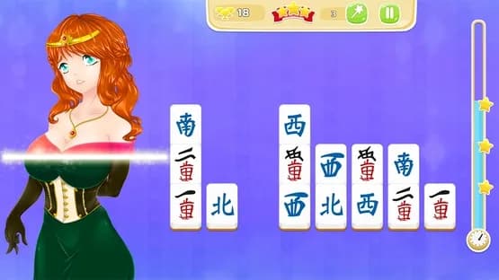 Mahjong Pretty Manga Girls — Screenshoty