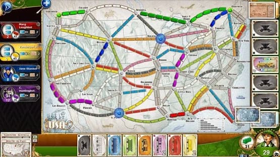 Ticket to Ride: Classic Edition — Screenshoty