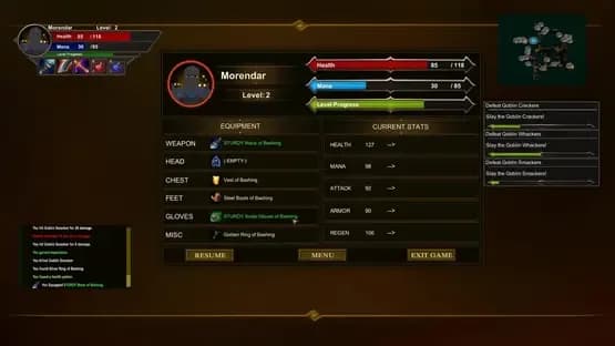 Morendar: Goblin Slayer — Screenshoty
