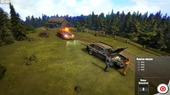 Roadside Assistance Simulator — Screenshoty