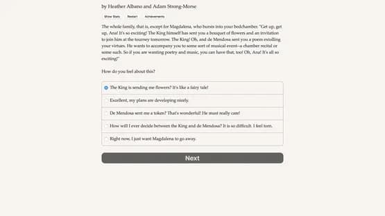 Affairs of the Court: Choice of Romance — Screenshots