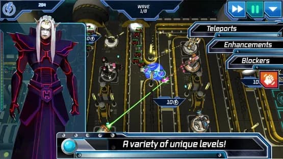 Module TD. Sci Fi Tower Defense — Screenshoty