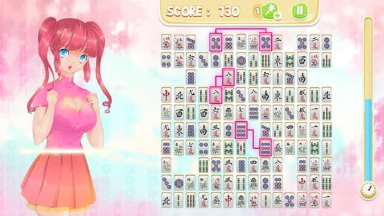 Mahjong Pretty Manga Girls — Screenshoty