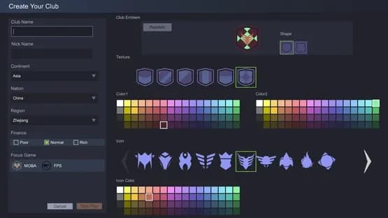 ESports Club — Screenshots