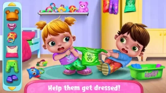 Baby Twins Babysitter — Screenshoty