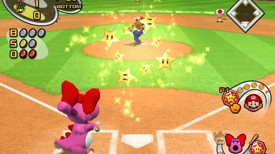 Mario Superstar Baseball — Screenshoty