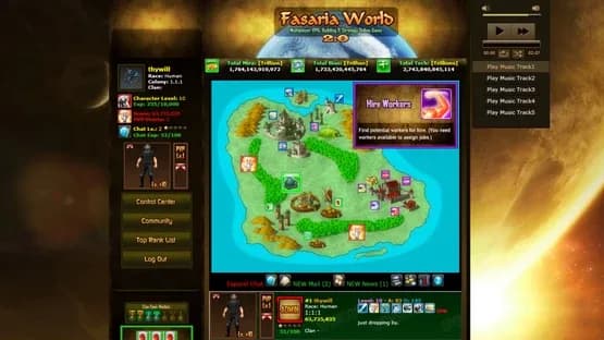 Fasaria World Online — Screenshoty