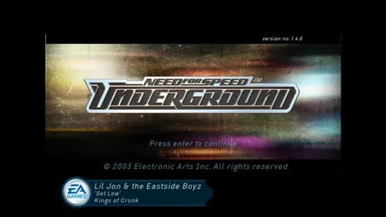 Need for Speed: Underground — Screenshoty