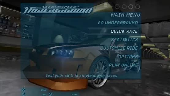 Need for Speed: Underground — Screenshoty