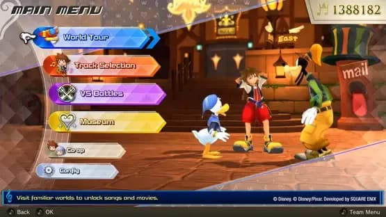 Kingdom Hearts: Melody of Memory — Screenshoty
