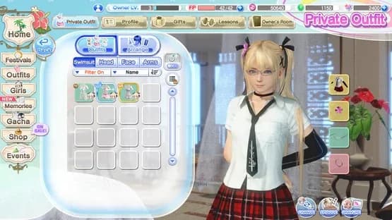 Dead or Alive Xtreme: Venus Vacation — Screenshoty