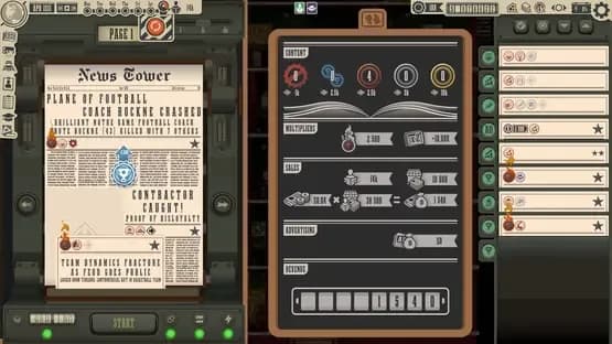 News Tower — Screenshoty