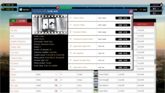 Cattle Call: Hollywood Talent Manager — Screenshoty