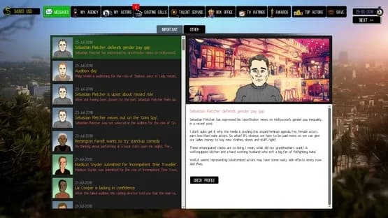 Cattle Call: Hollywood Talent Manager — Screenshoty
