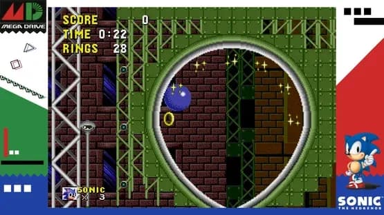Sega Ages: Sonic the Hedgehog — Screenshoty