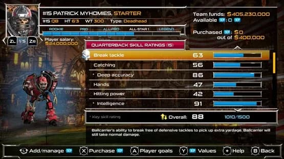 Mutant Football League: Dynasty Edition — Screenshoty