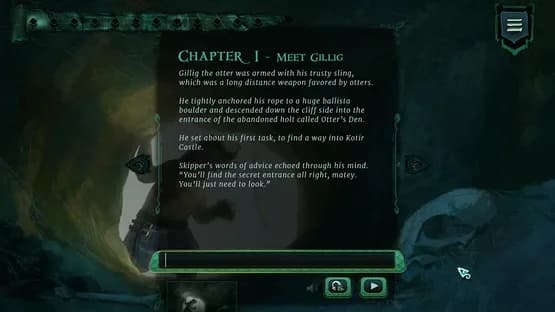 The Lost Legends of Redwall: Escape the Gloomer — Screenshoty