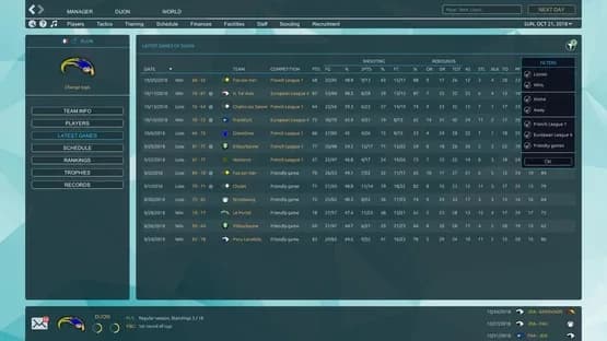Pro Basketball Manager 2019 — Screenshots