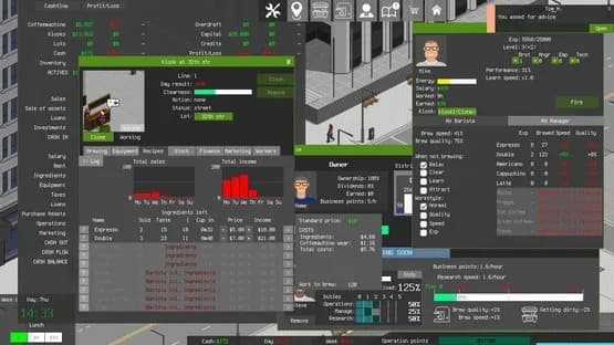 CoffeeBiz Tycoon — Screenshots