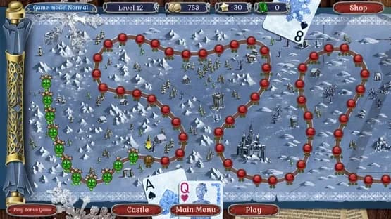 Jewel Match Solitaire Winterscapes — Screenshoty