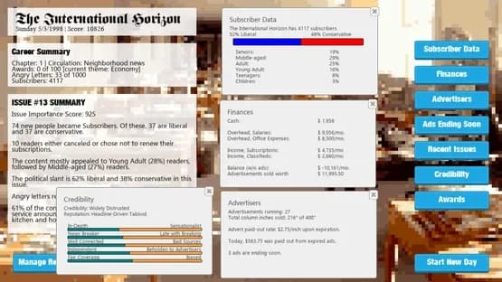 Above the Fold — Screenshots