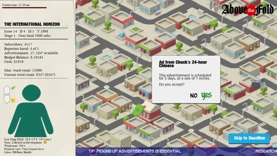 Above the Fold — Screenshots