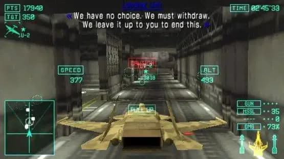 Ace Combat X: Skies of Deception — Screenshoty
