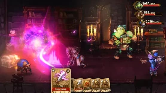 SteamWorld Quest: Hand of Gilgamech — Screenshoty