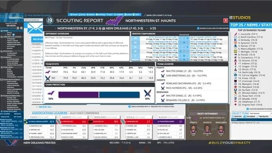 Draft Day Sports: College Basketball 2019 — Screenshoty