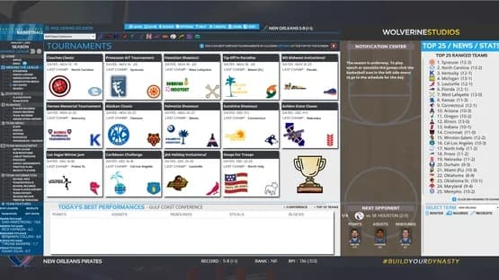 Draft Day Sports: College Basketball 2019 — Screenshoty