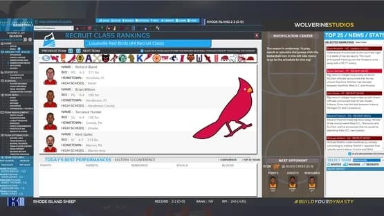 Draft Day Sports: College Basketball 2019 — Screenshoty
