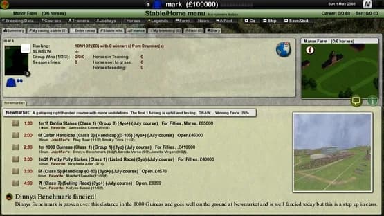 Starters Orders 7 Horse Racing — Screenshoty