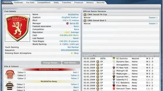 Football Manager Live — Screenshoty