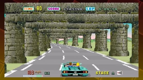 Sega Ages Out Run — Screenshoty